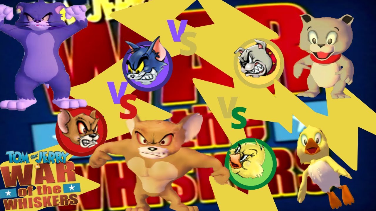 Who Will Win?! Tom VS Monster Jerry VS Tyke VS Duckling