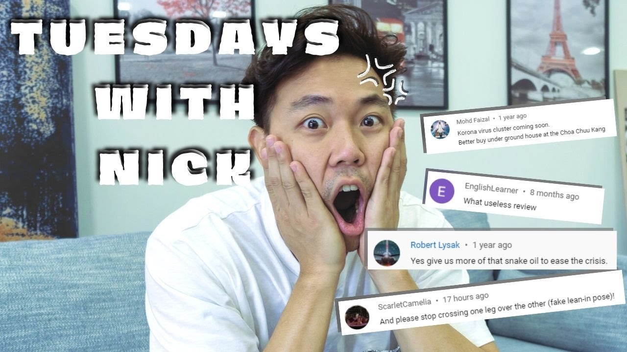 Savage YouTube comments. We take umbrage. | Tuesdays with Nick Ep1