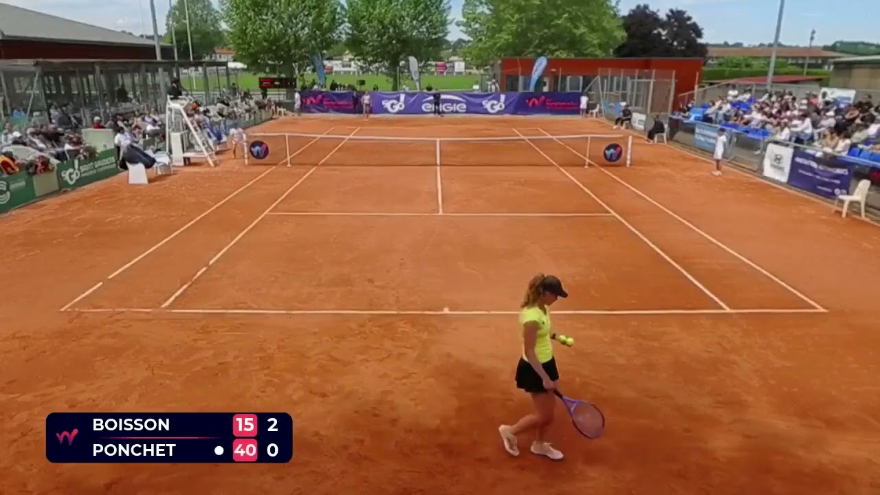 Lois Boisson [WC] (FRA) vs Jessika Ponchet [2] (FRA) // 7-6 6-4 // W75 Saint-Gaudens // Semi-final