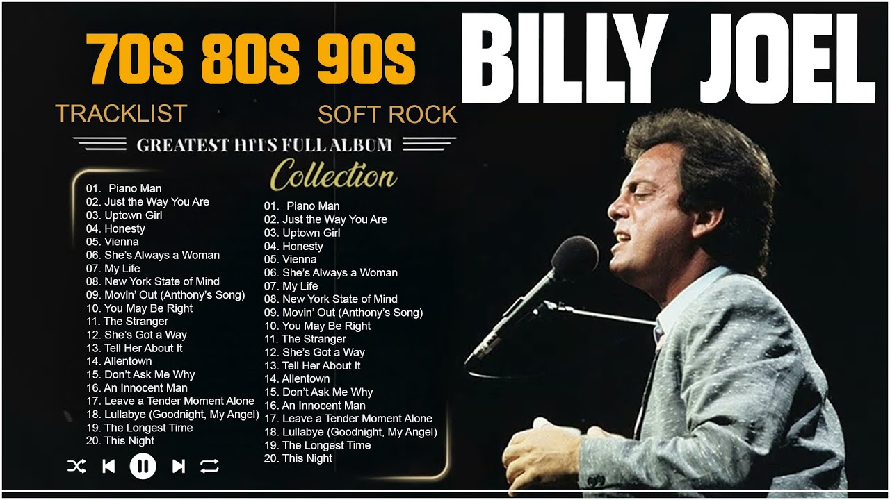 🎸Billy Joel Songs 2025 - Best BILLY JOEL Songs Collection - Greatest Songs Of All Times ⭐