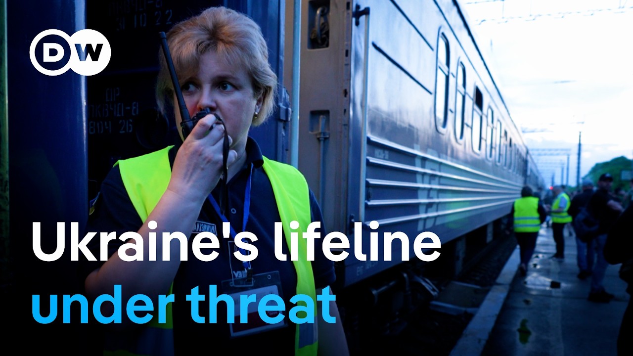 Under attack: Traveling on Ukraine's train to the frontline |&nbsp;DW News