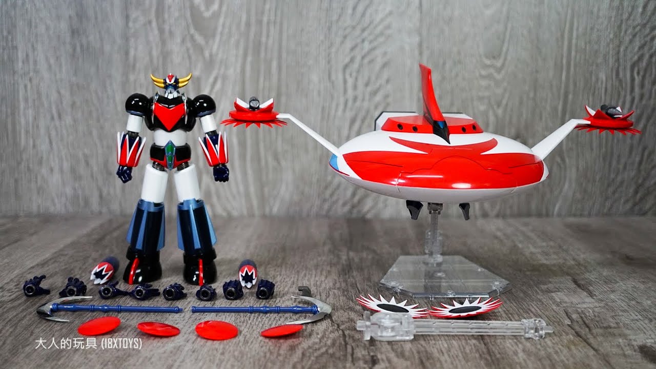 萬代「UFO機器人 克連泰沙」SR超合金 金剛戰神原作ver.& 飛天神機 開箱