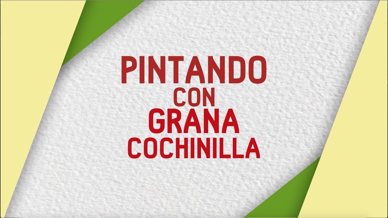 Pintando con Grana Cochinilla