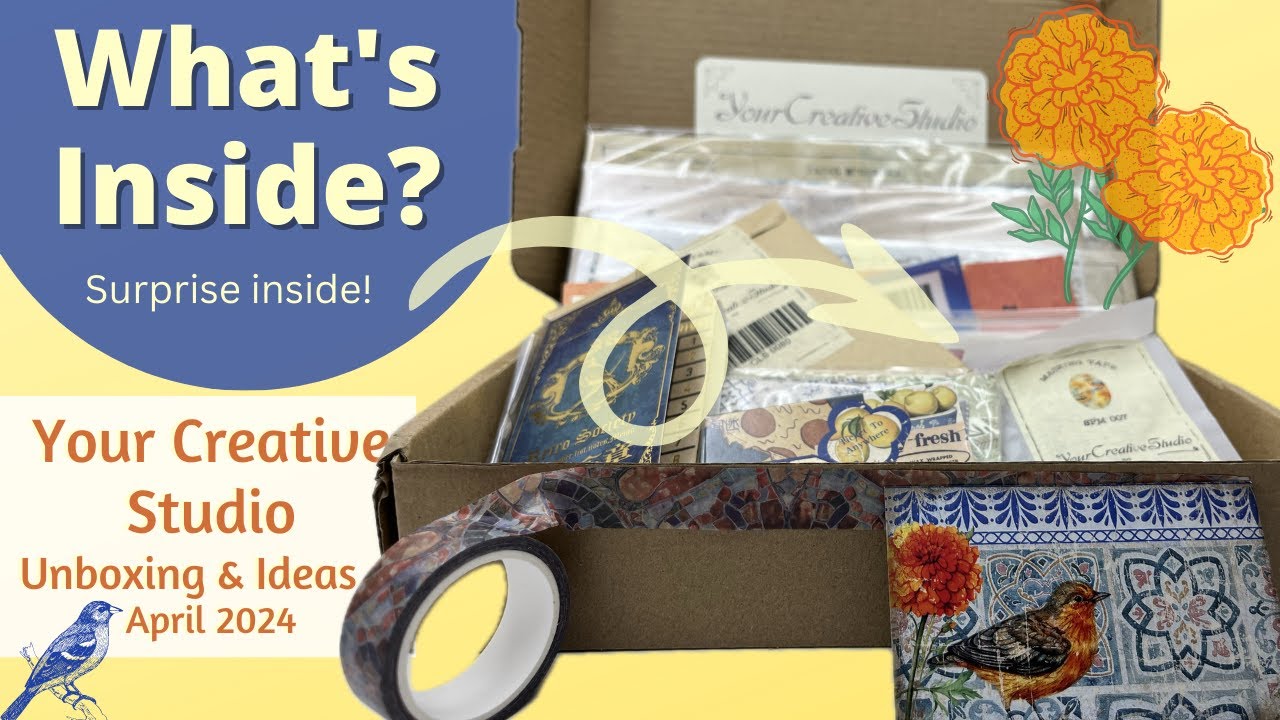 Your Creative Studio Unboxing & Ideas:  April 2024