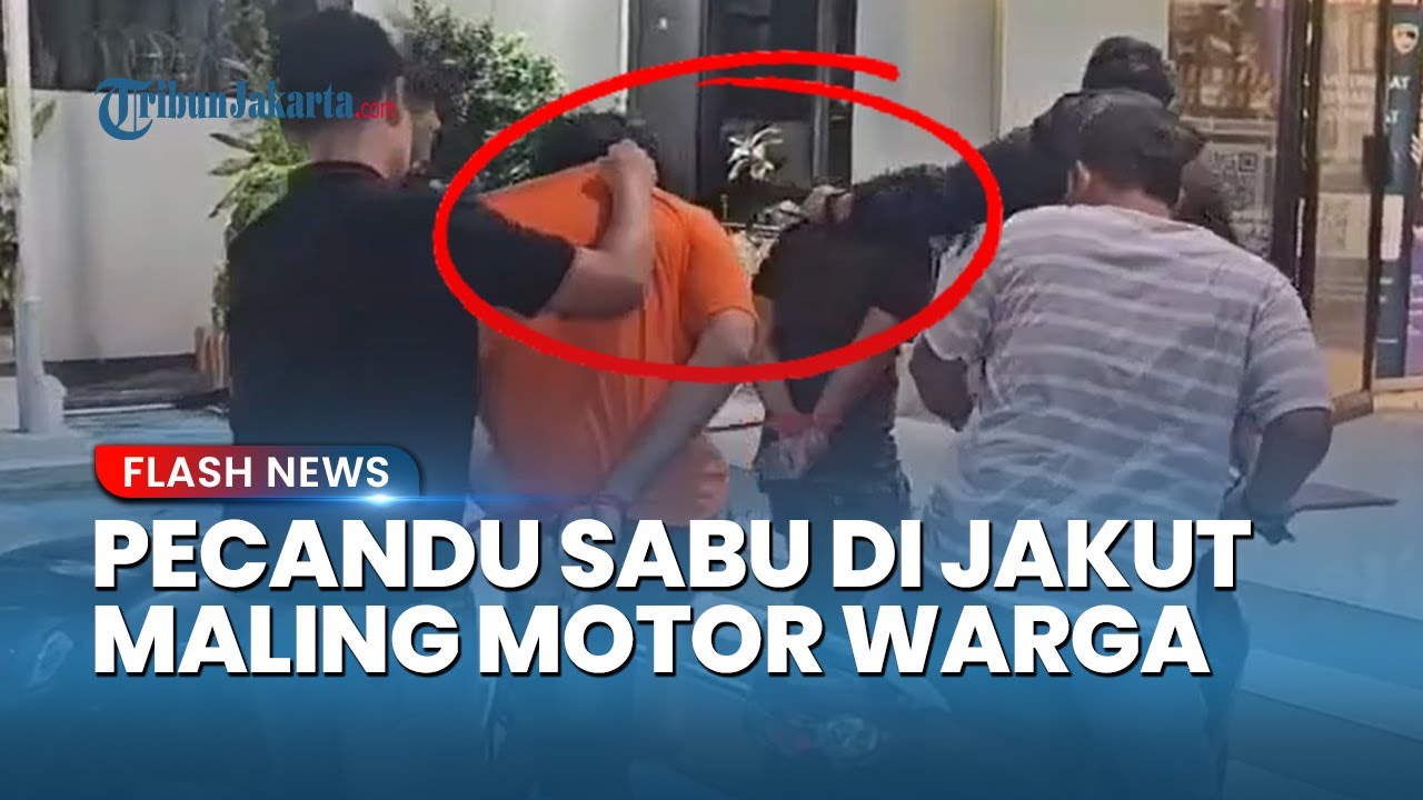 Kalap, Pecandu Narkoba di Pademangan Jakarta Utara Maling Motor Warga Berujung Bui