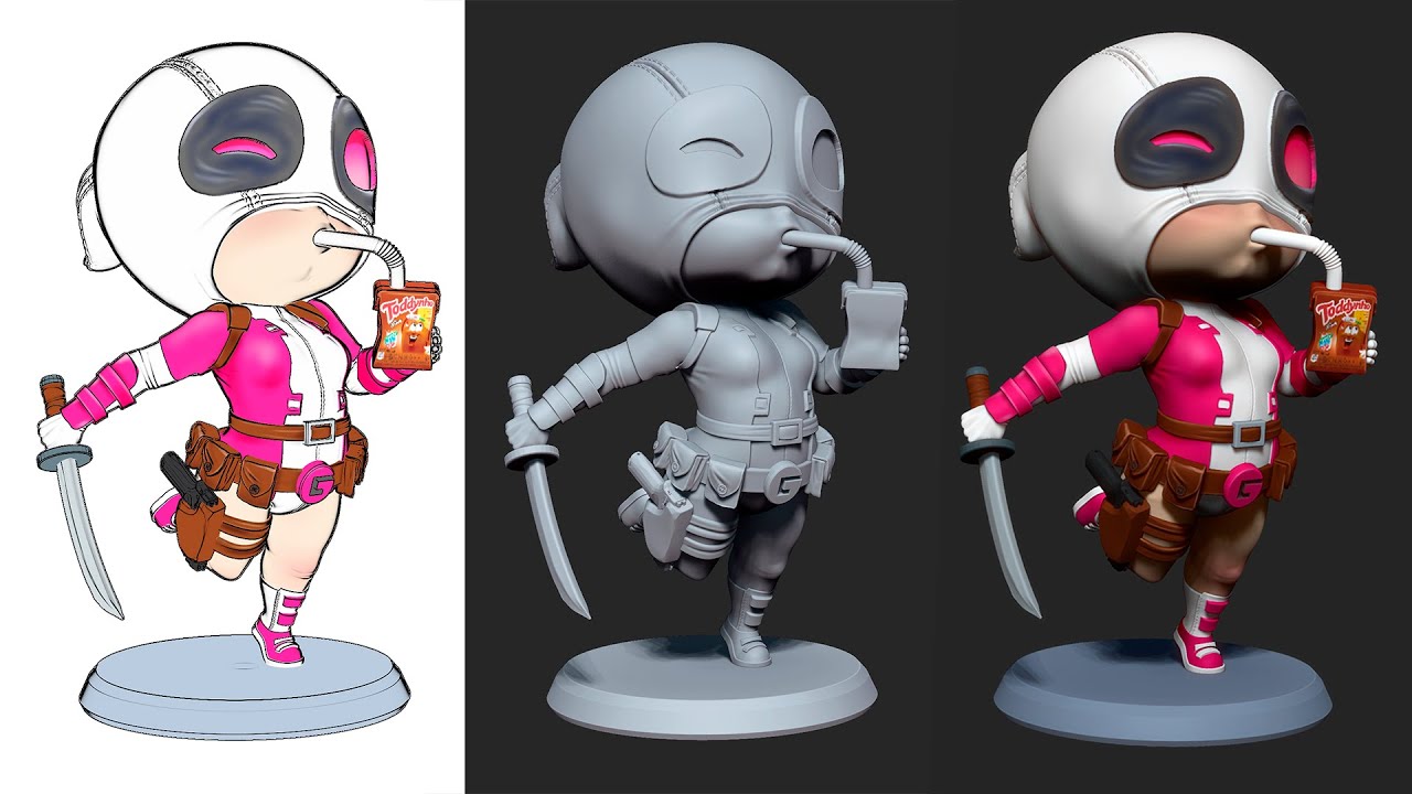 GwenPool  TimeLapse