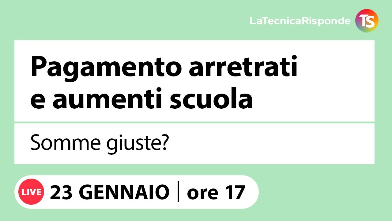 Pagamento arretrati docenti e Ata, ci sono pure gli aumenti: le somme sono giuste? Risponde Pacifico