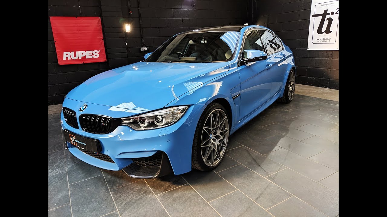 Yas Marina Blue BMW M3 Competition looking hot! Ti22 detailing vlog despite the beast from the east