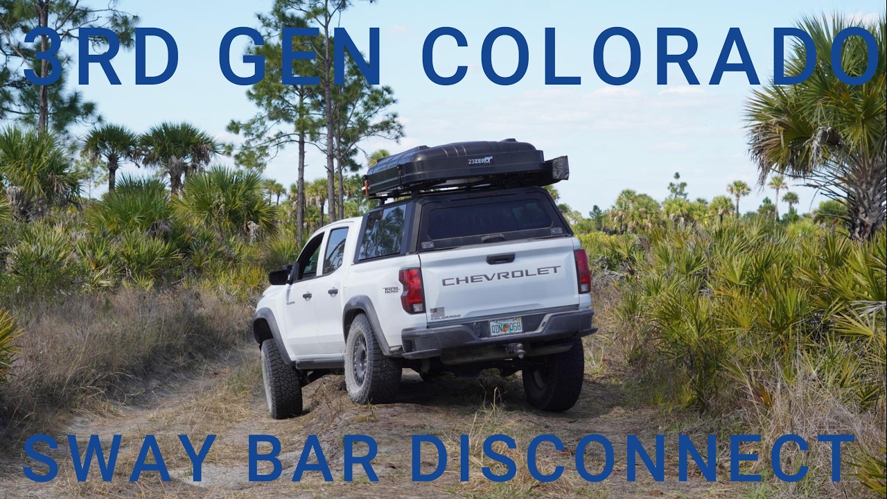 Sway Bar Disconnects for the 3rd Gen Chevy Colorado from Level Up-Overview and review