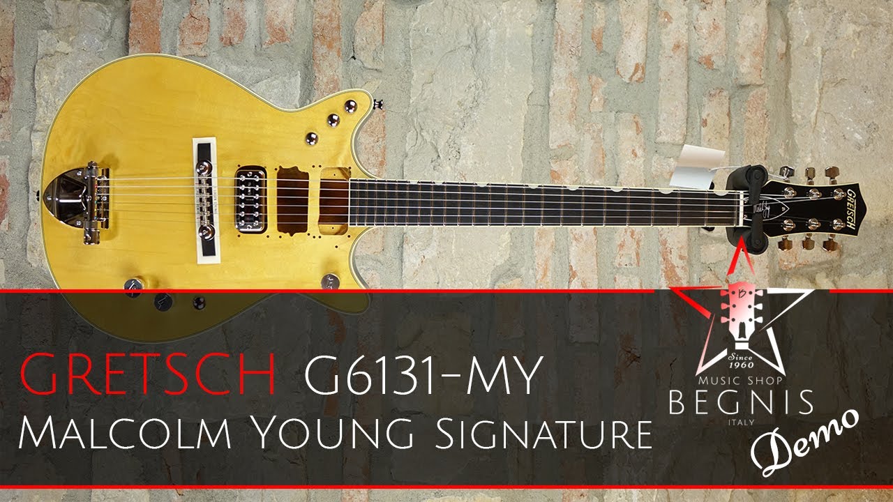 DEMO - GRETSCH G6131-MY Malcolm Young Signature AC/DC in Victory Sheriff 22 Head