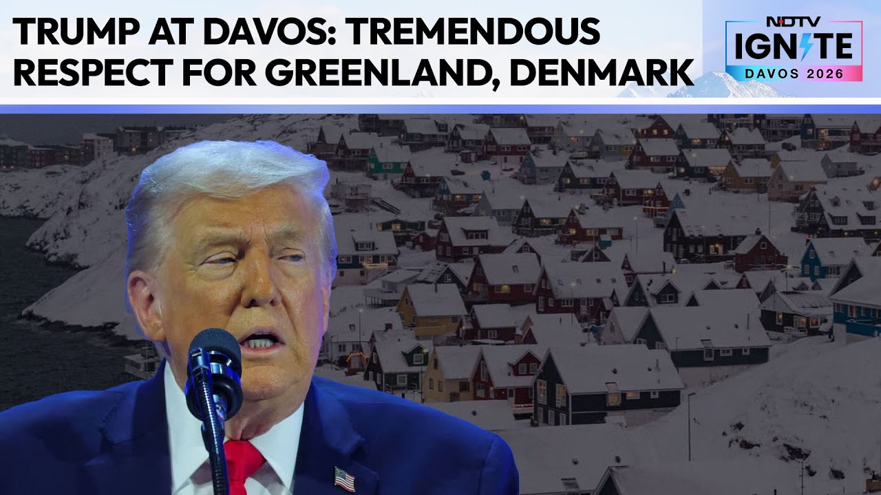 Trump On Greenland | "Tremendous Respect For Greenland, Denmark," Says Trump At Davos