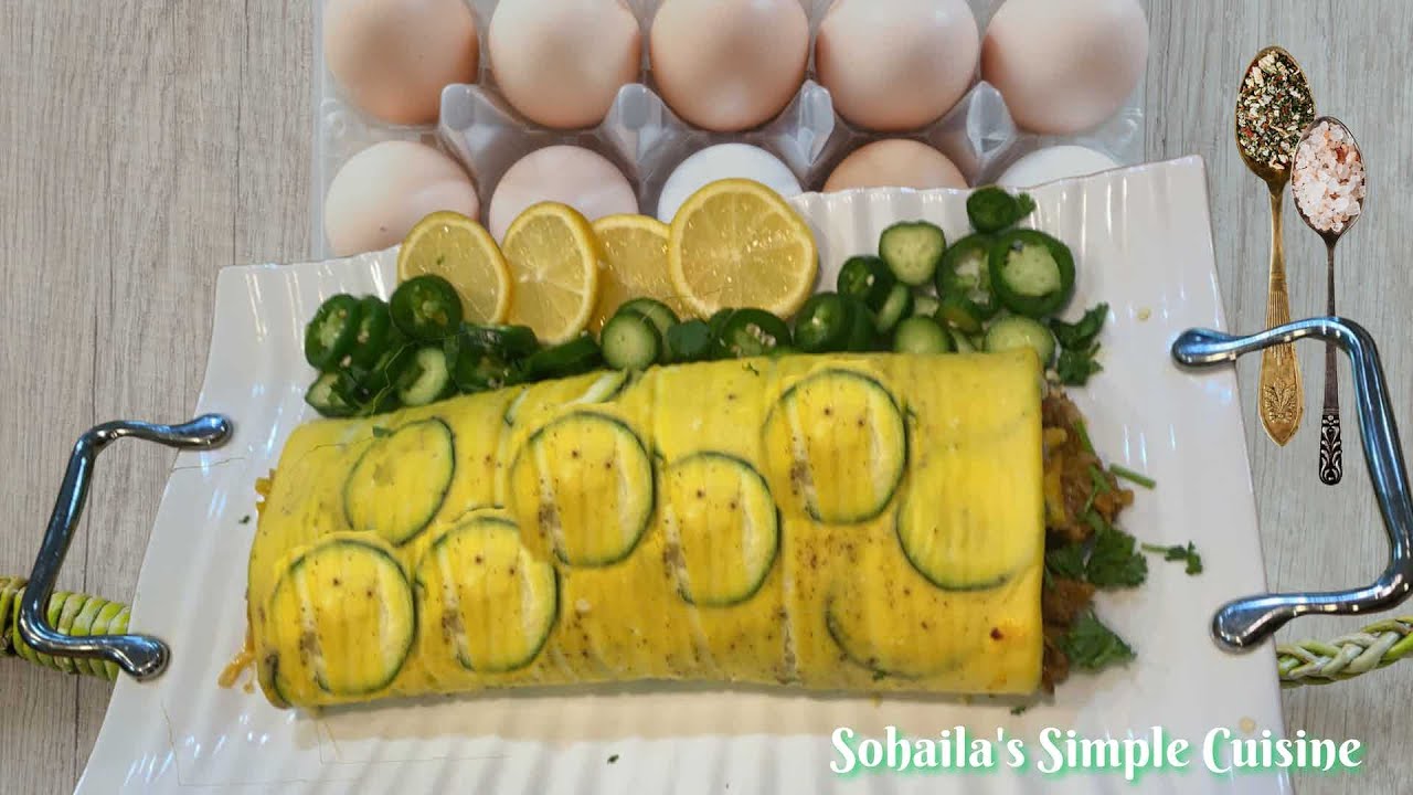 Zucchini Beef and Eggs Make This Delicious Roll | Zucchini Roll