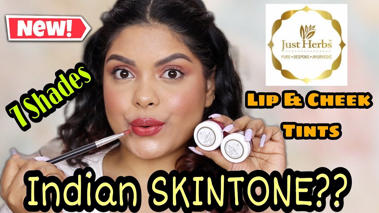 *NEW* SUPER PIGMENTED LIP & CHEEK TINTS BY JUST HERBS