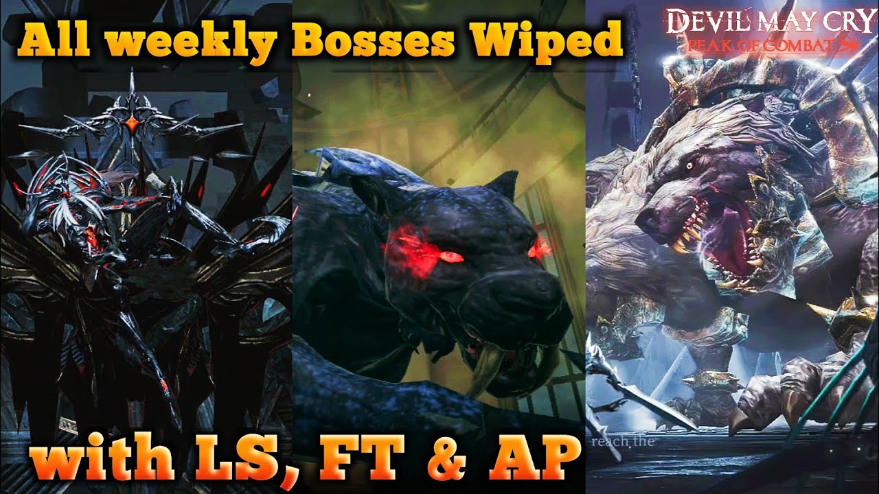 Boss Hunt All Bosses Defeated | with LS, FT & AP | Devil May Cry Peak of Combat DMC POC | The KiLLeR