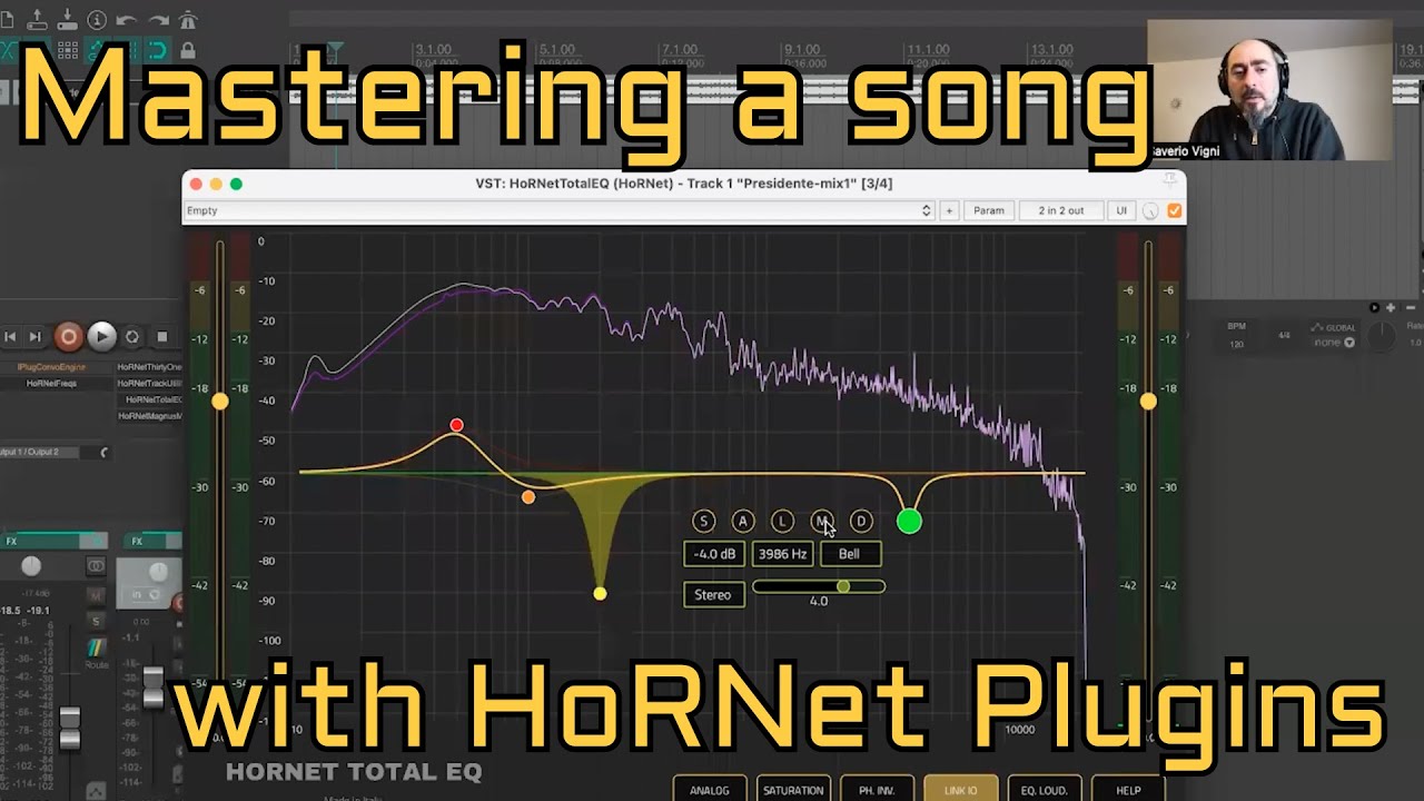 Mastering a Song with HoRNet Plugins - Live Webinar with Saverio