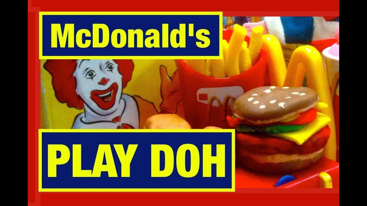 Play-Doh McDonald's Restaurant Burger & Food Maker Toy Review by Mike Mozart of TheToyChannel