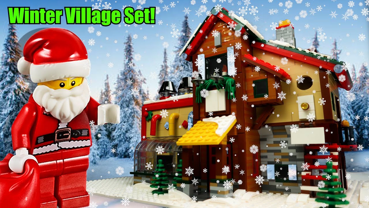 The Perfect Winter Themed set? | LesDiy Winter Village Review