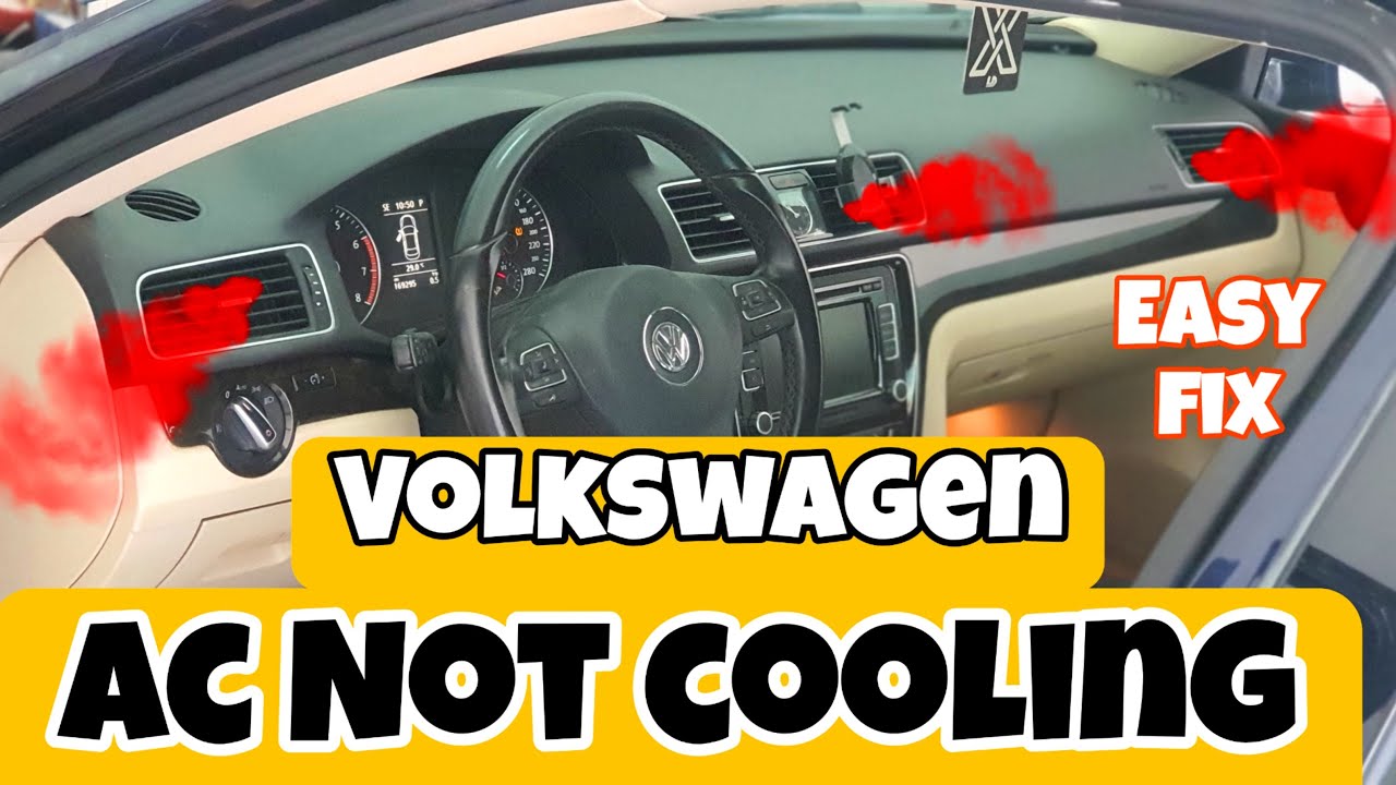 Кондиционер Volkswagen не охлаждает, легко исправить.