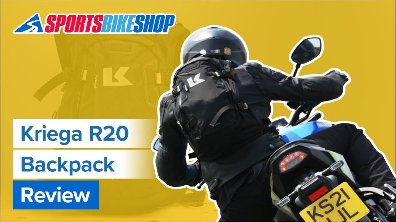Kriega R20 motorcycle backpack review - Sportsbikeshop