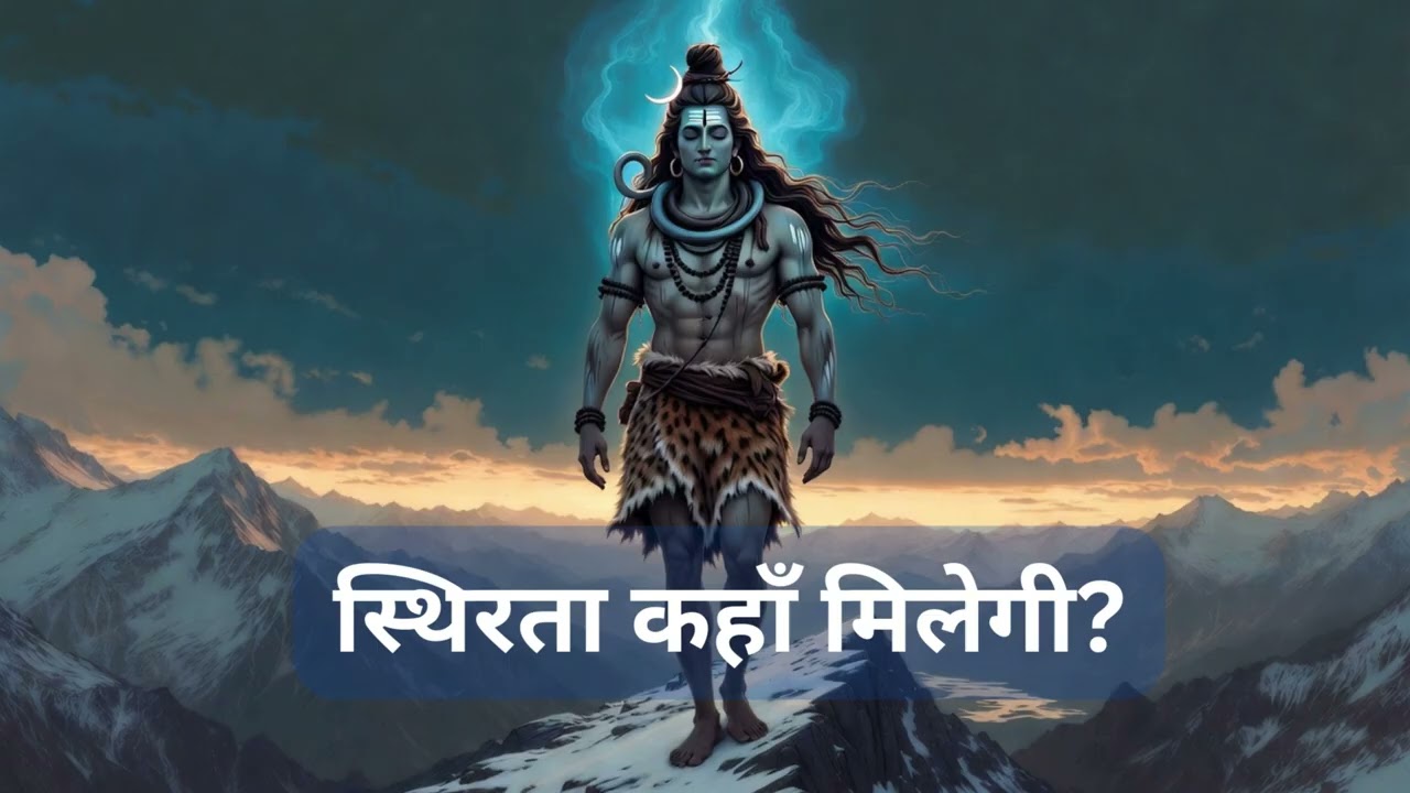 स्थिरता कहाँ मिलेगी  स्थाणु शिव भजन