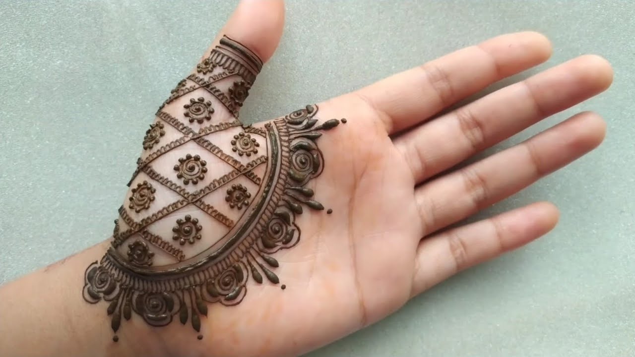 Very beautiful front hand mehndi design | Easy mehndi design | Mehndi ka design | Mehndi