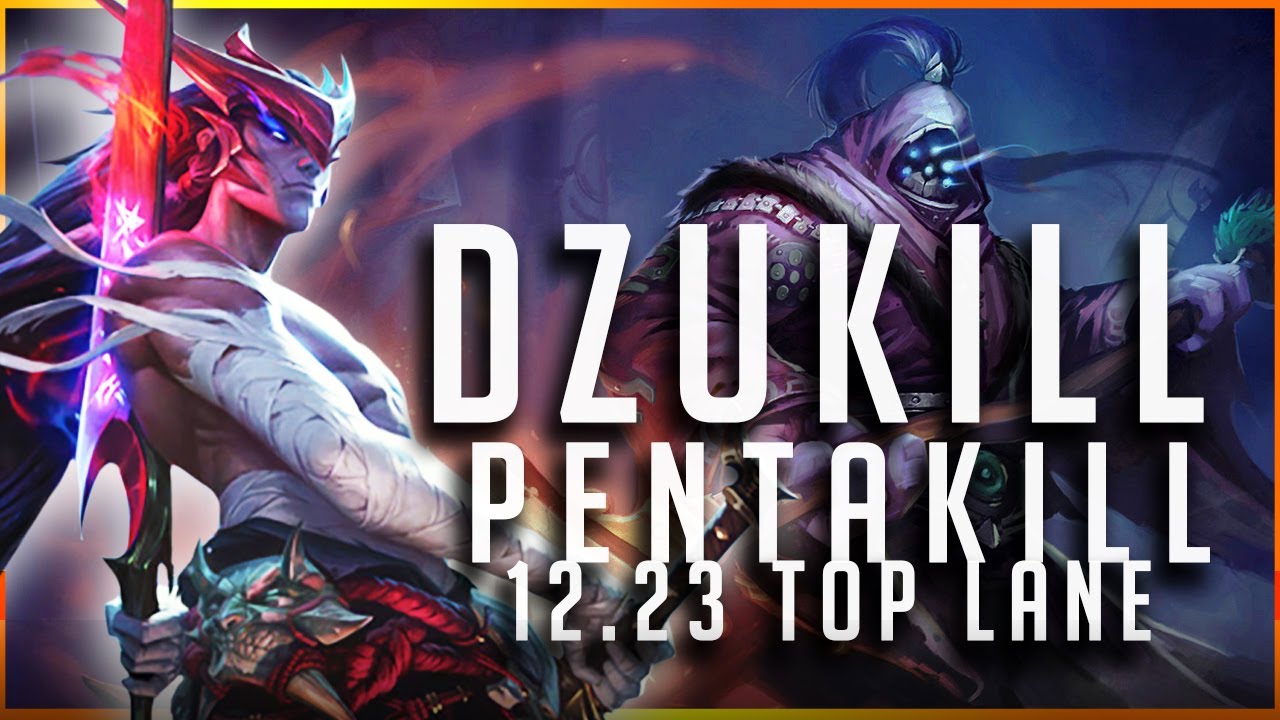 Dzukill Yone Pentakill - Yone vs Jax TOP Patch 12.23 - Yone Gameplay