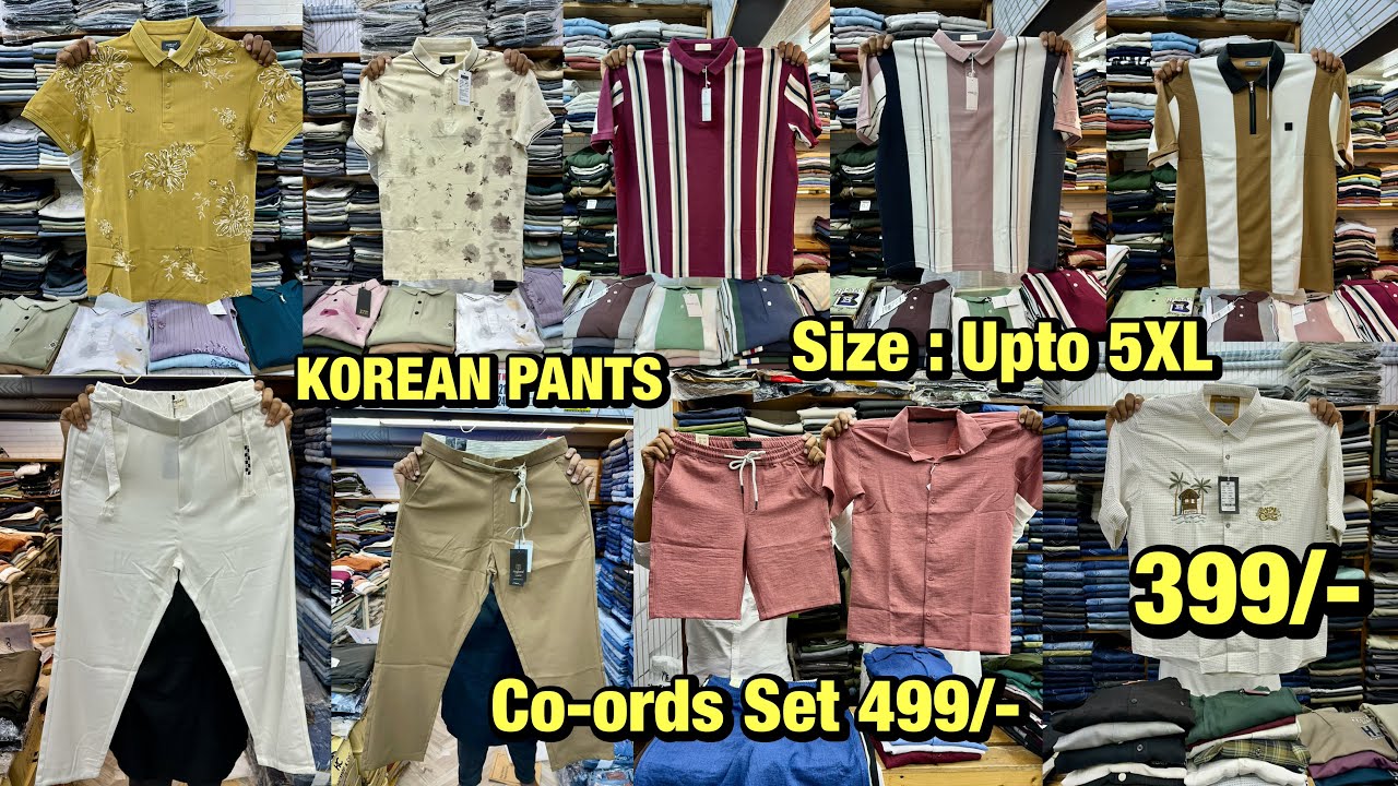 First Time In Mumbai😍M to 4XL Stylish Casual T-Shirts & Shirts | Unseen Korean Pants | Co-ords 499/-