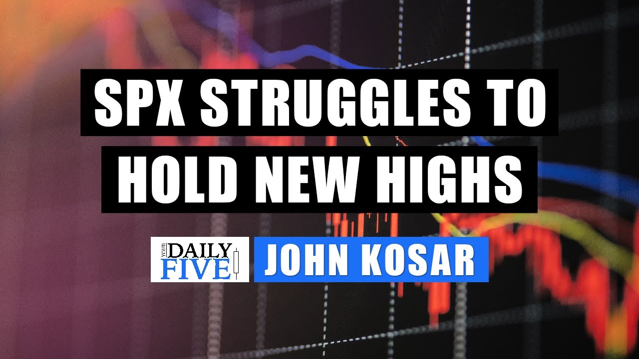 SPX Struggles To Hold New Highs | John Kosar | Your Daily Five (11.23.20)