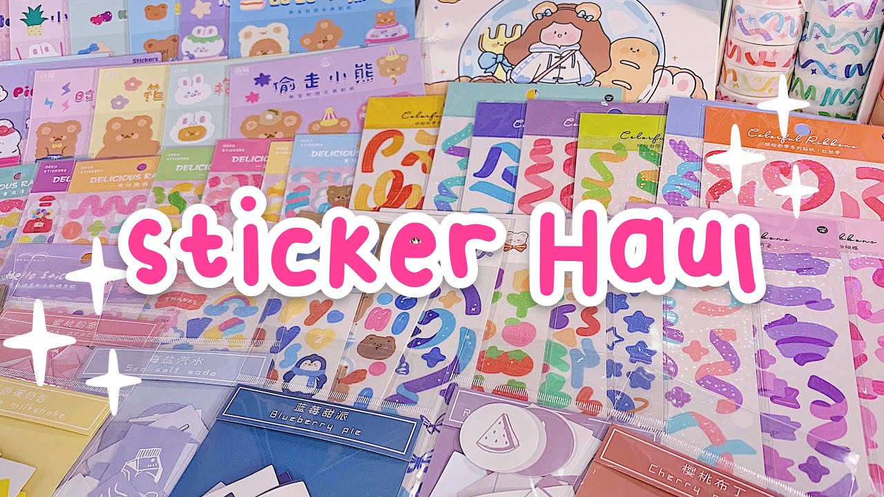 •. Borong sticker murah!! Huge Stationery Haul #34 Lazada Ramadan Sale .• Indonesia