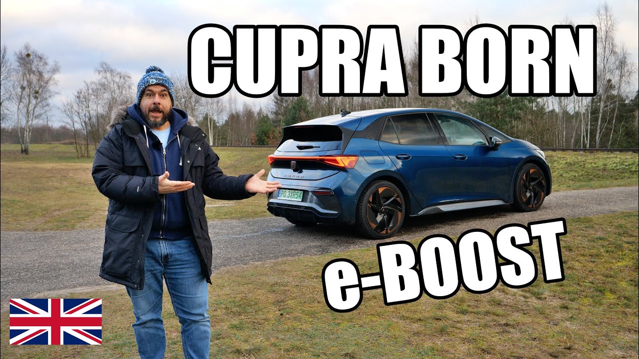 Cupra Born 58 kWh e-Boost — B̶o̶r̶n̶ VW Identity (ENG) — Тест-драйв и обзор