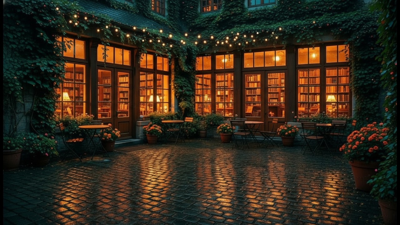 Cozy Library Coffee Shop Lofi ☕ — Deep Focus to Work, Study & Relax | Lofi Music