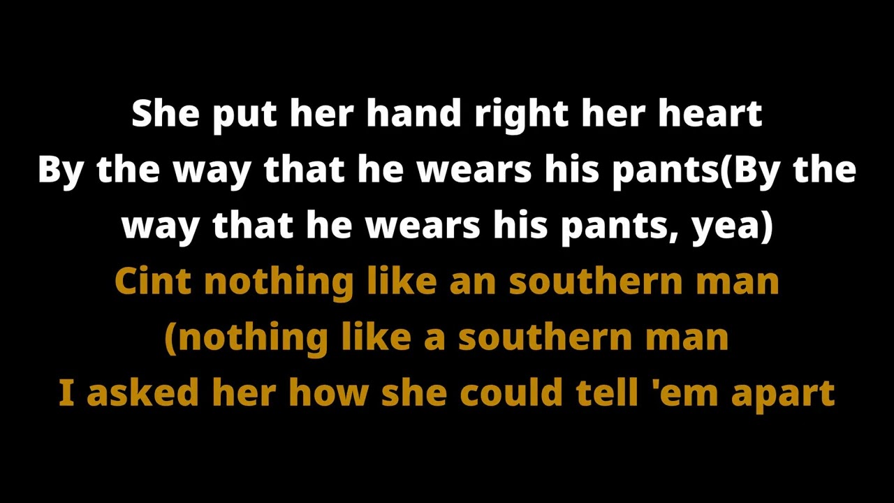 Cecily Wilborn-Southern Man Anthem(Karaoke)