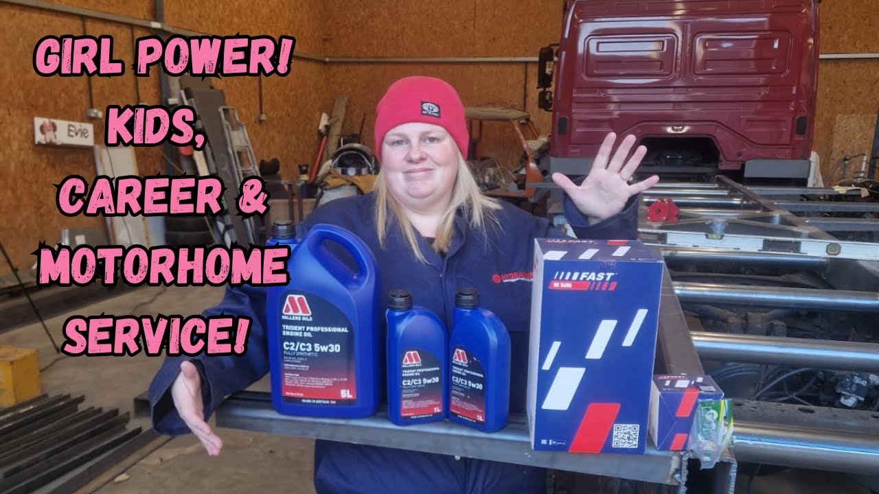 Teaching My Partner Faye How to Do an Oil & Air Filter Change on Our Fiat Swift Kontiki 649