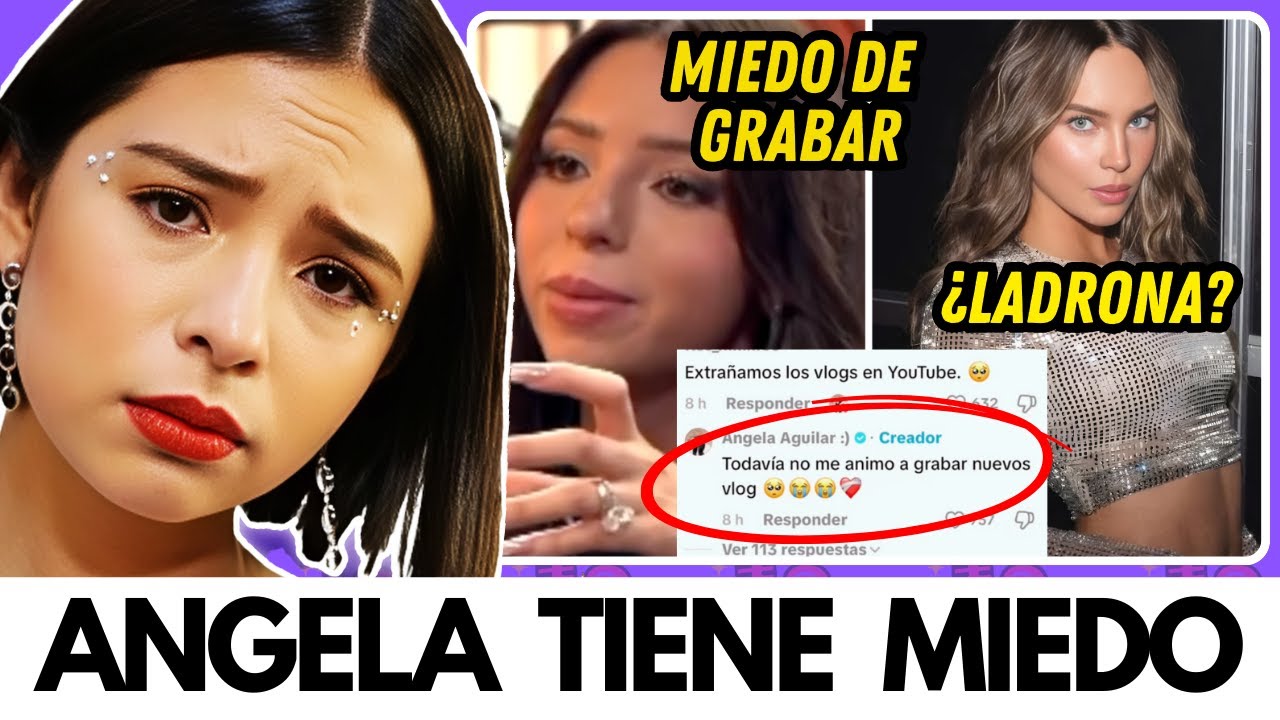 ¡POLEMICA! ÁNGELA AGUILAR CONFIESA QUE TIENE MIEDO DE GRABAR Y A BELINDA LA ACUSAN DE ROBAR