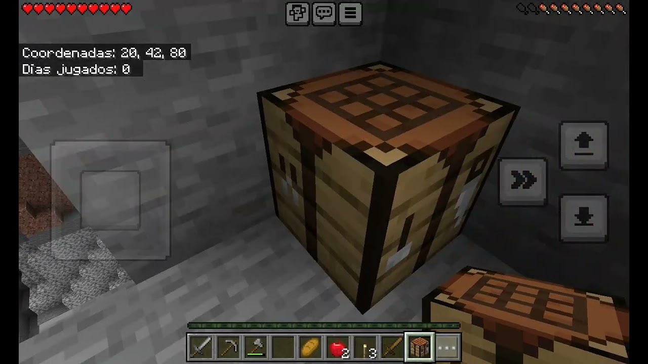Dia 1 jugando Minecraft en supervivencia 