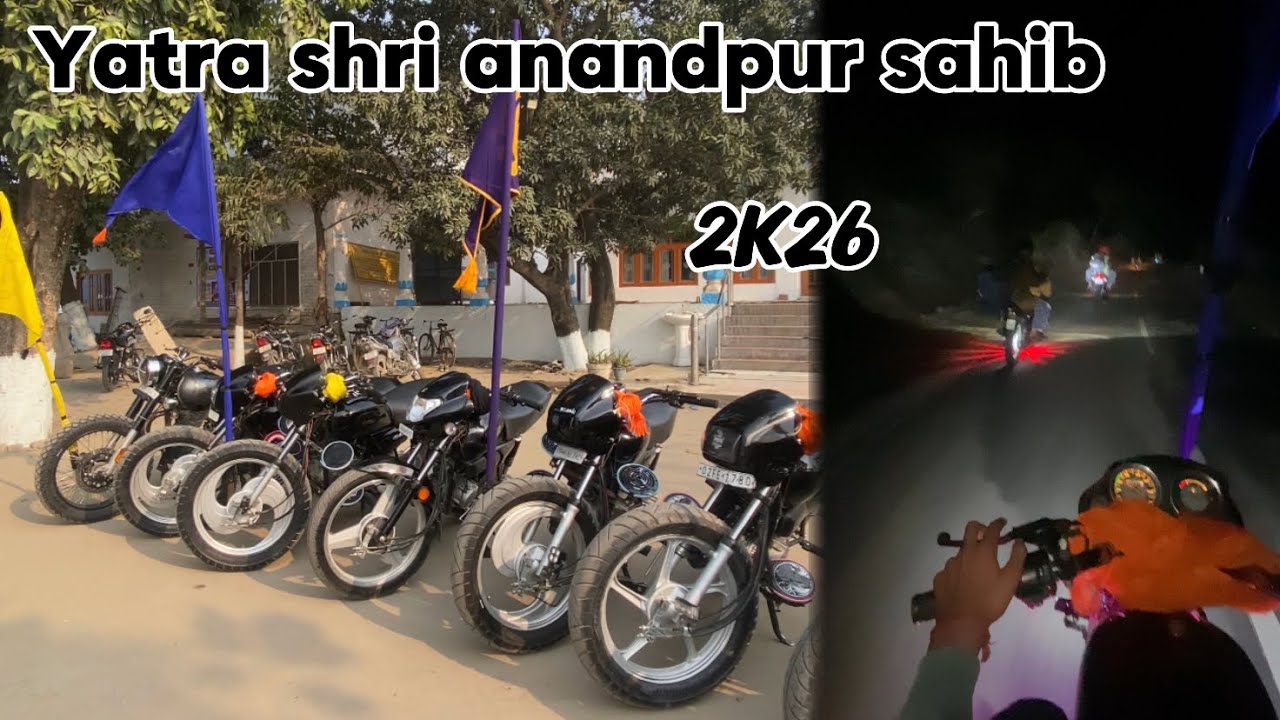 Yatra shri anandpur sahib || Hola mohalla 2 || #splendormodified 