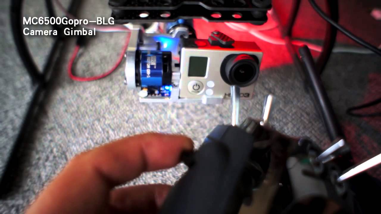 www.cnchelicopter.com MC6500gopro-BLG gimbal pitch control etc demo