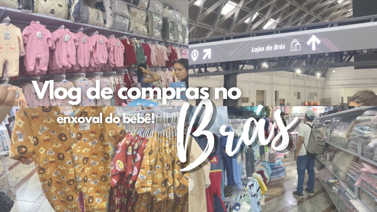fizemos as primeiras compras para o enxoval do bebê | no BRÁS, São Paulo 🛍️📍