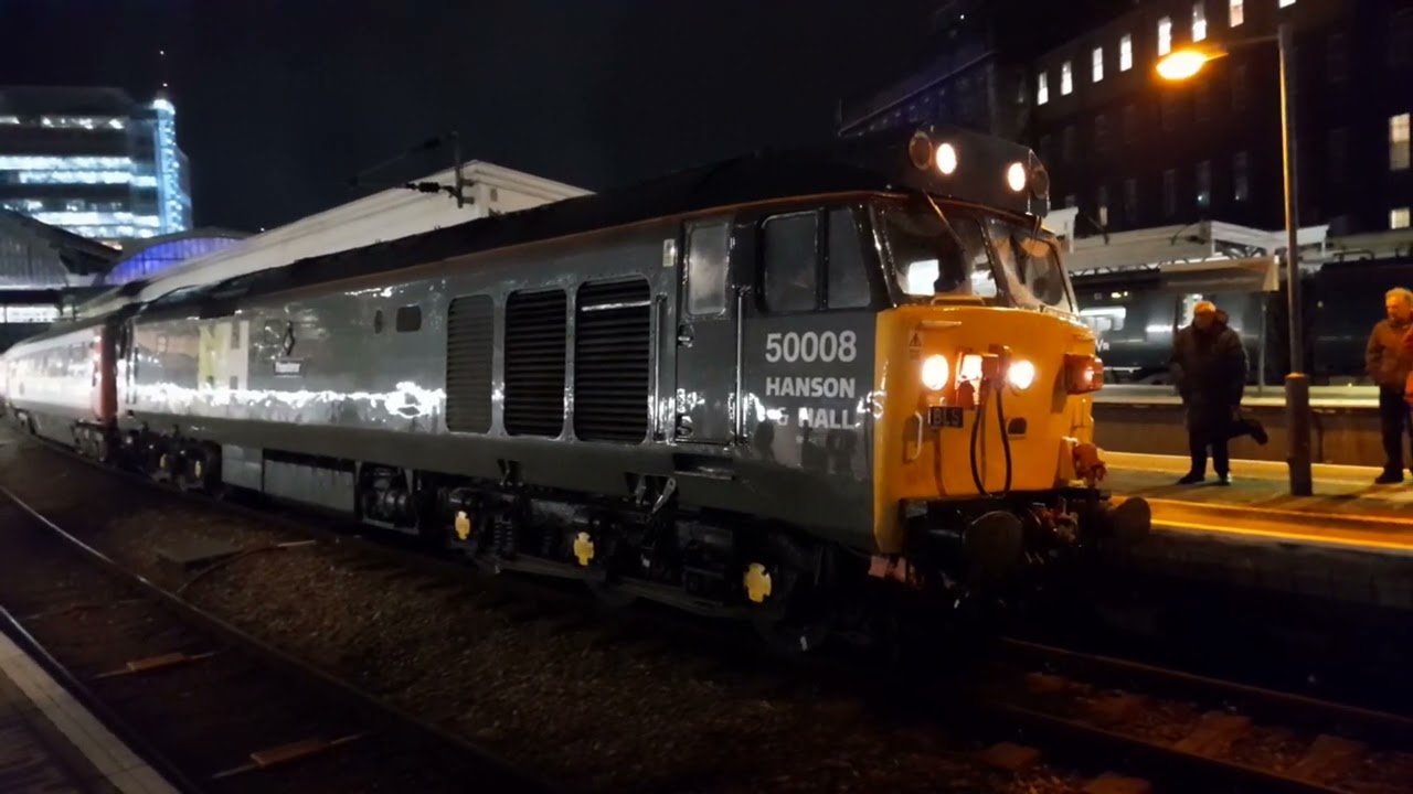 50008 Thunderer Thrashing out of London Paddington with The Shooter's Swansong Railtour!