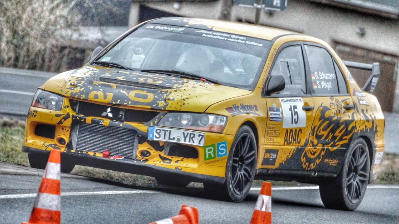 Rallye Erzgebirge 2015 WP3 Mitsubishi Evo 7 Schumann/Weigel Onboard