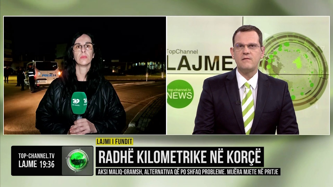 Top Channel/ Radhë kilometrike në Korçë, aksi Maliq-Gramsh, alternativa që po shfaq probleme
