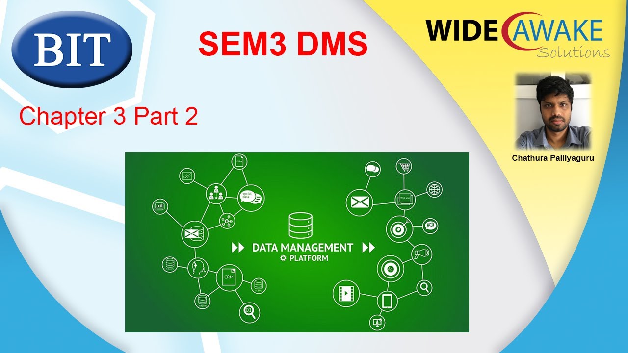 BIT SEM3 Data Management Systems - Chapter 3 Part 2