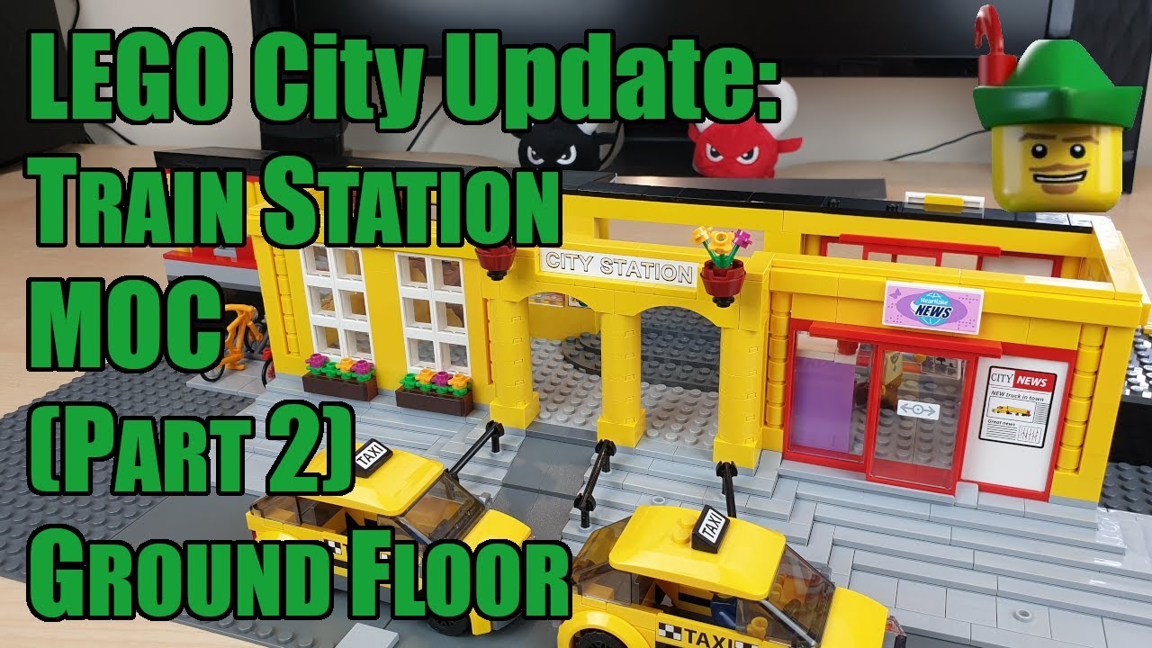 LEGO City Update - Train Station MOC Part 2 - Ground Floor 🚉🏹