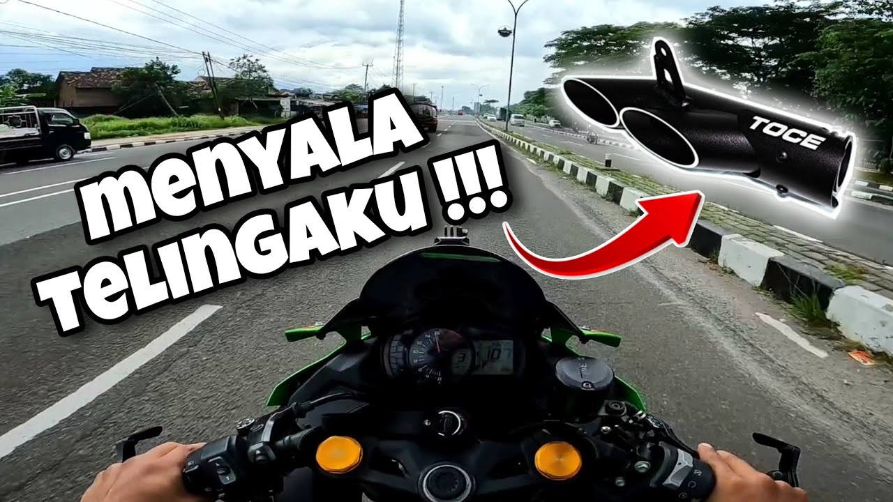 BERISIK PARAH‼️ GEBER ZX25R KNALPOT TOCE‼️