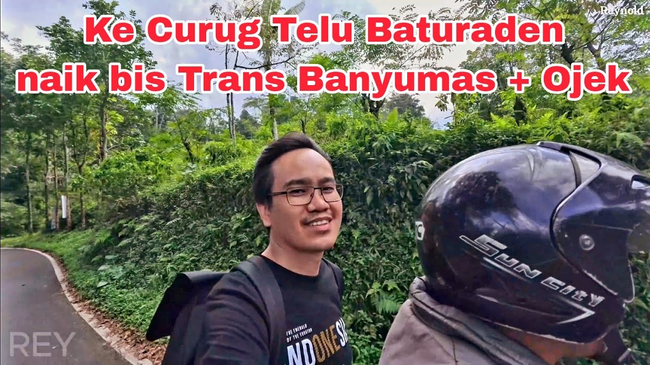 Rute ke Curug Telu Baturaden Banyumas naik transportasi umum dari Alun-Alun Purwokerto (ENG SUB)