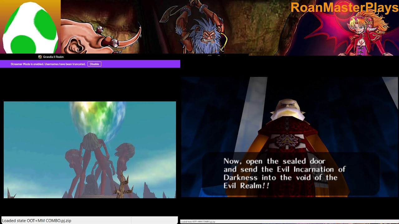 ootmm seeed, still hunting for deku and goron masks