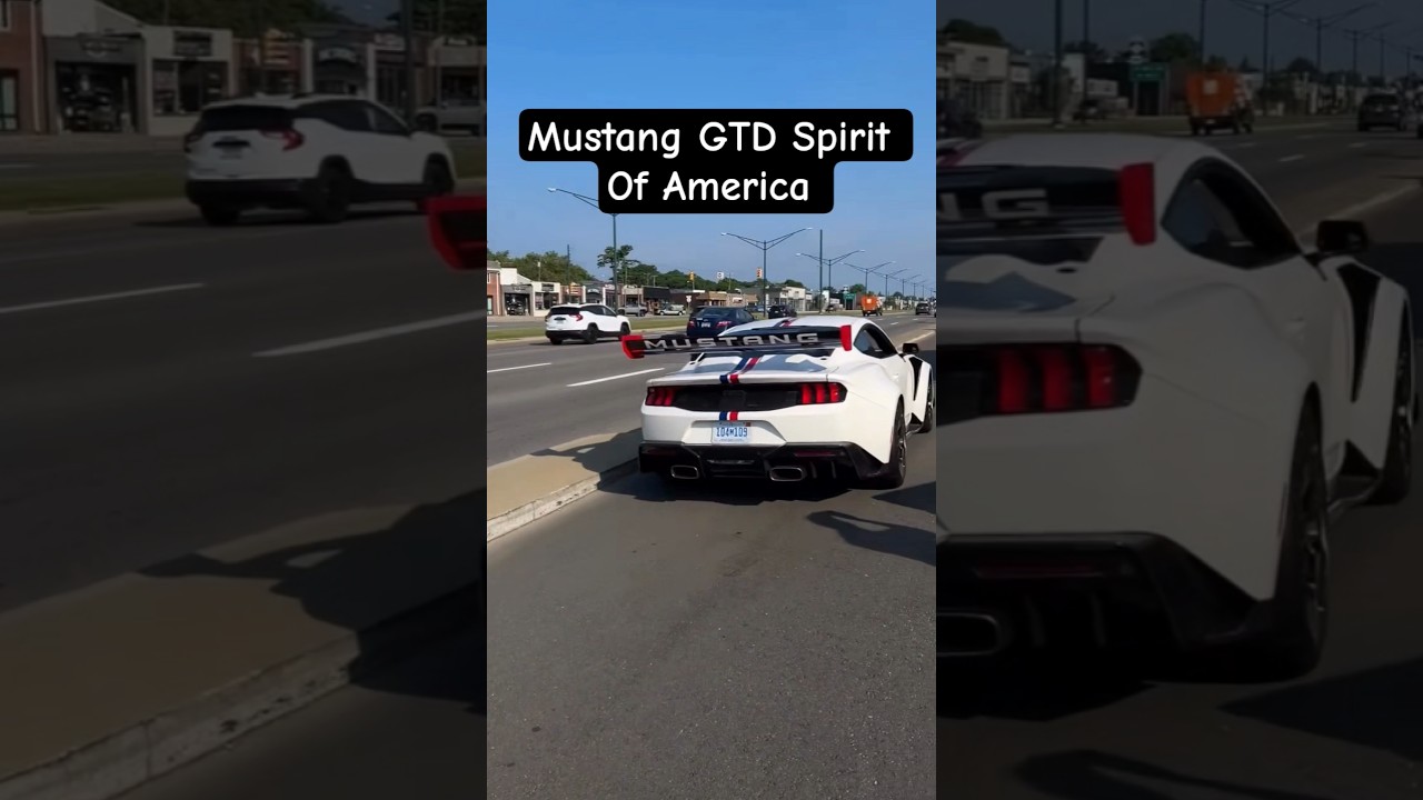 Mustang GTD Spirit of America Rolling out! 🇺🇸🚗💨 