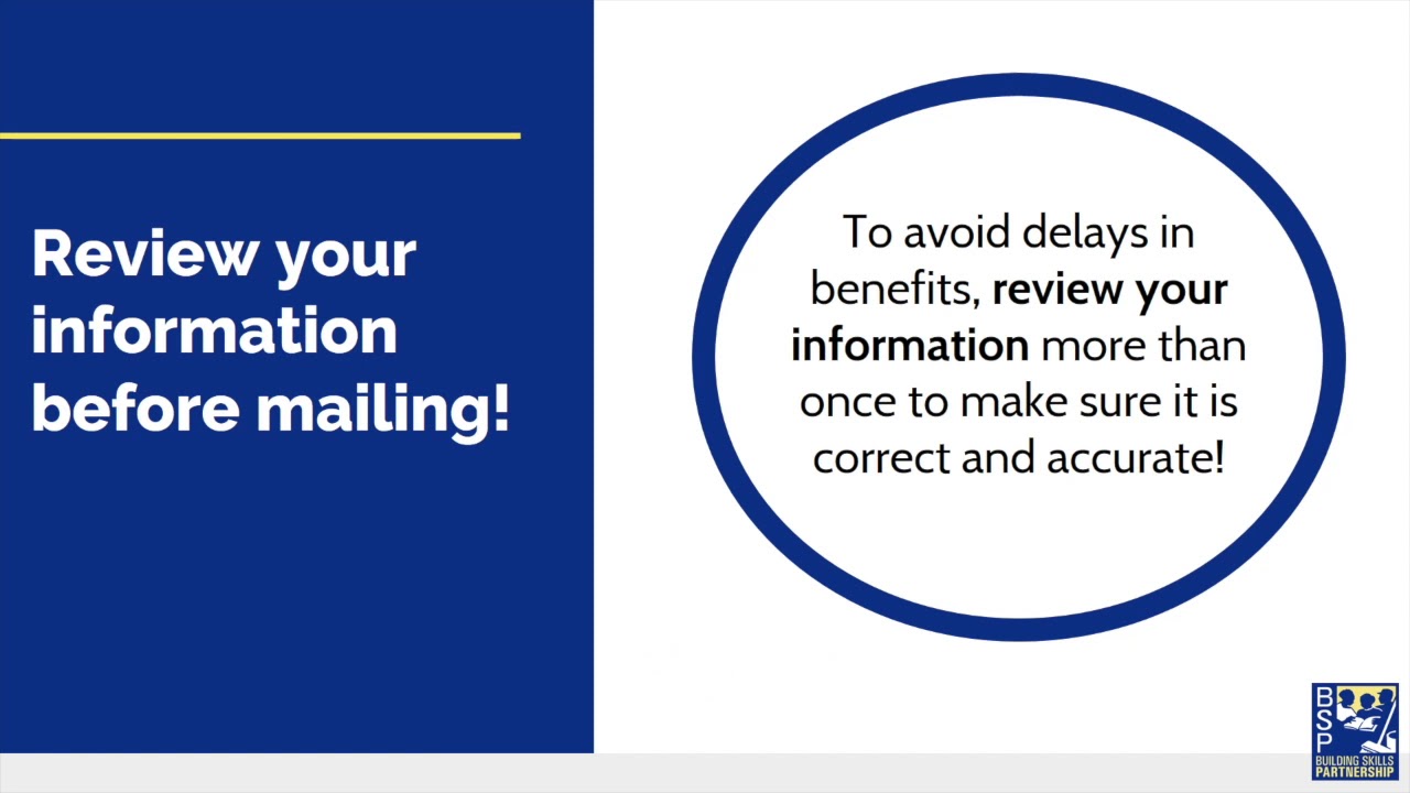How to Complete the Workshare Certification Form