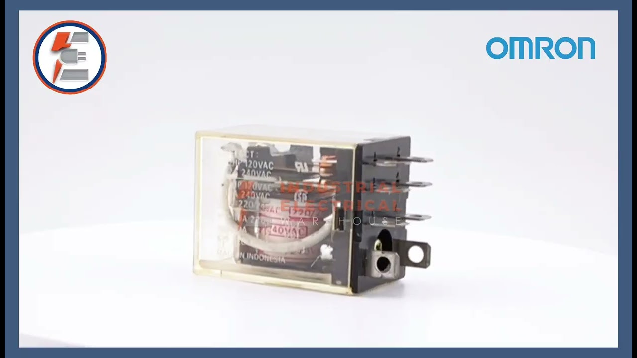 Omron LY2 10A DPDT Power Relay | 240VAC Coil Reliable Plug-In Switching for Automation