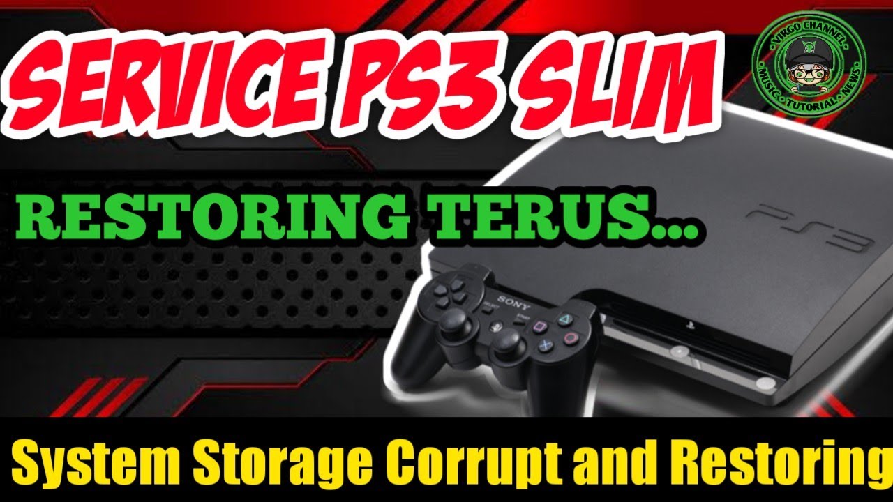 Service Ps3 Corrupt dan Restoring Macet .// Vlog 79